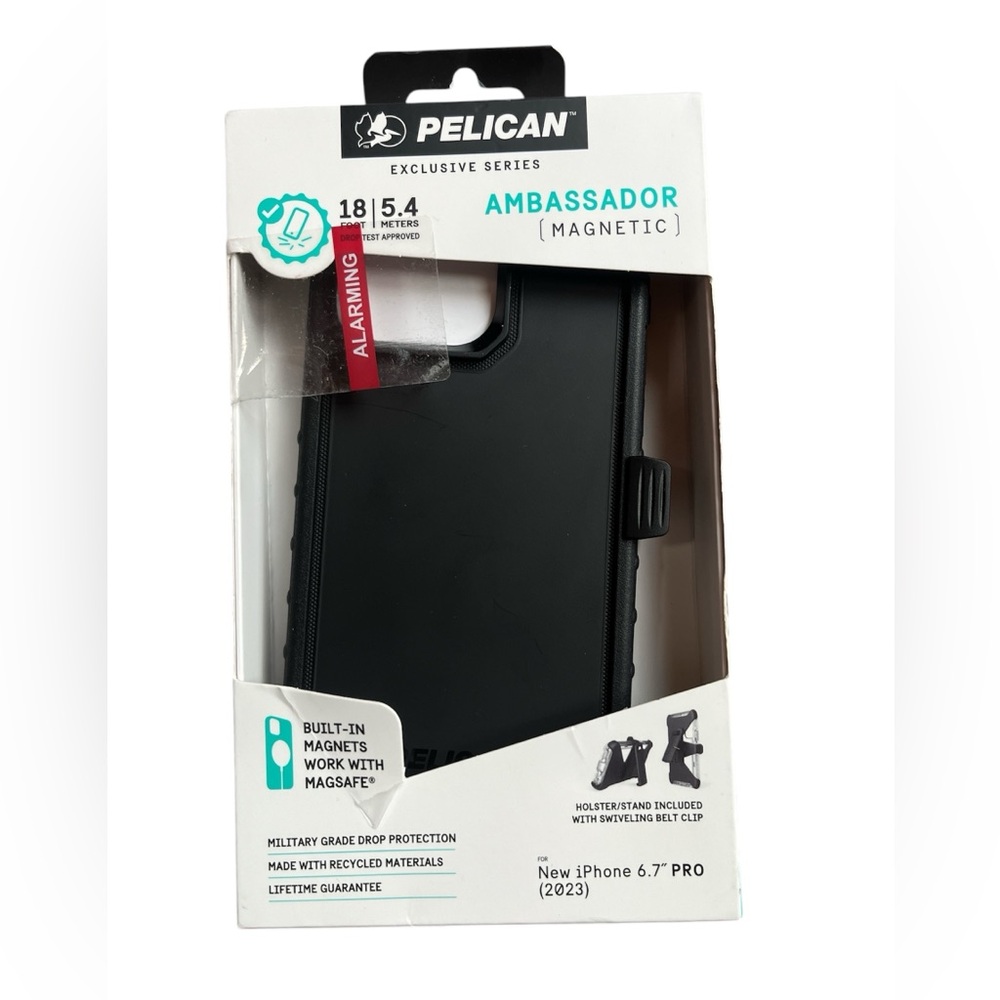 PELICAN EXCLUSIVE SERIES AMBASSADOR MILITARY GRADE CASE iPhone 6.7” PRO (2023)